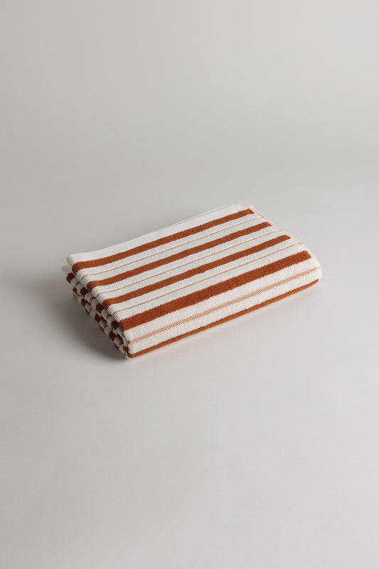 Franklin Bath Towel- Fuyu & Chalk