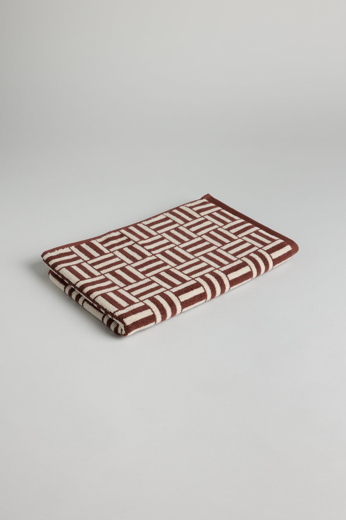 Saroma Bath Mat- Mudbrick & Crème