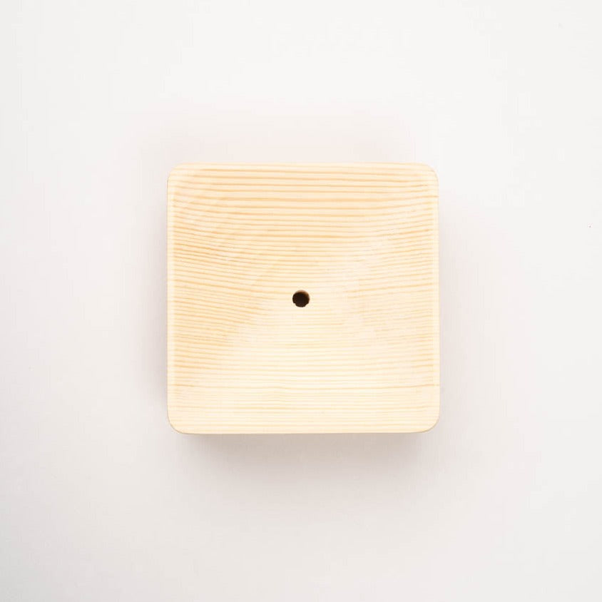 Pine soap plate- Square