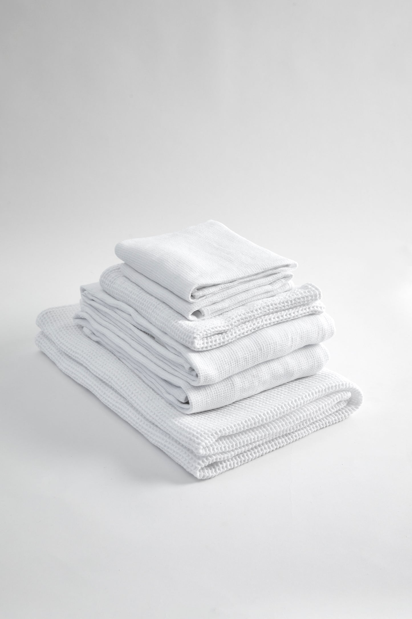 Waffle XL Bath Towel- Optic White