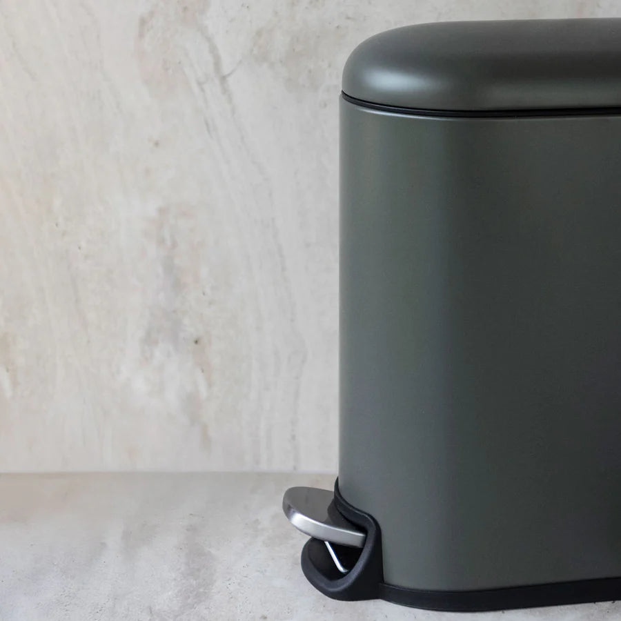 MINI-WALTHER Pedal Bin- Dark Olive