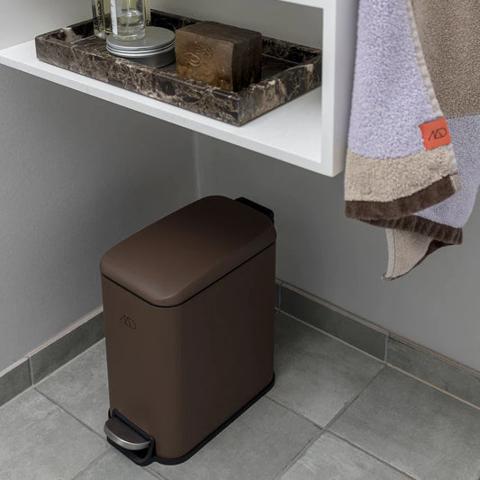 WENDY Pedal Bin- Brown