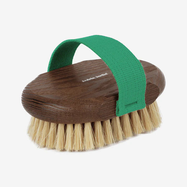 Heritage Massage Brush- Ash Wood/Green