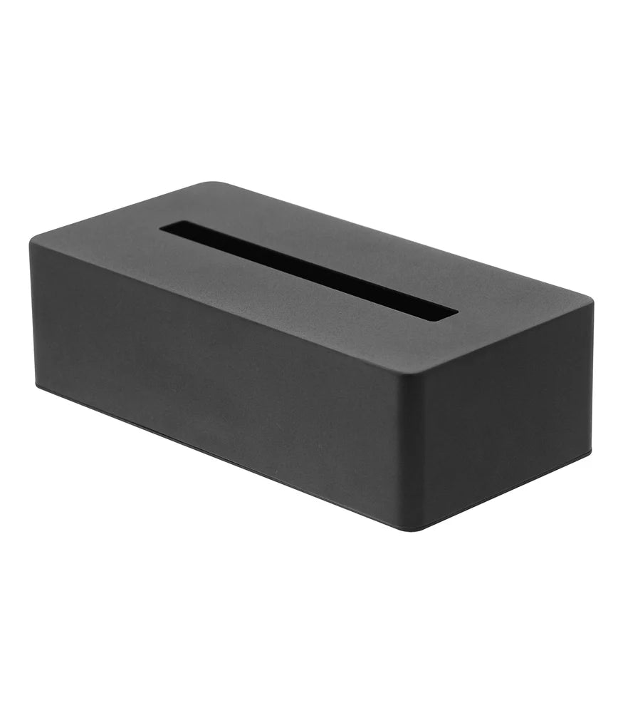 Tower Tissue Box Case- Black