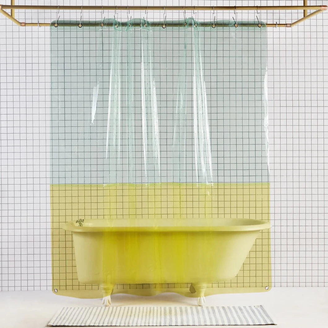 Orient Sun Shower Curtain- Pool