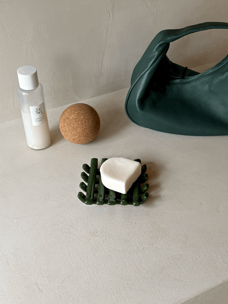 Grid Soap Dish- Forest
