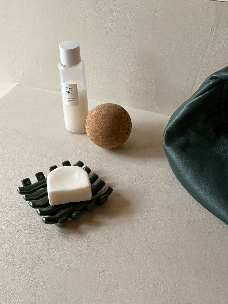 Grid Soap Dish- Forest