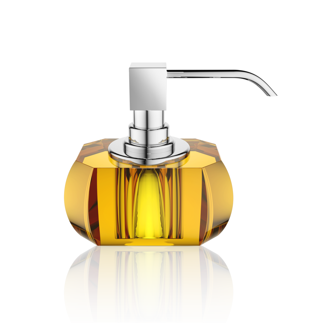 Kristall Soap Dispenser- Amber