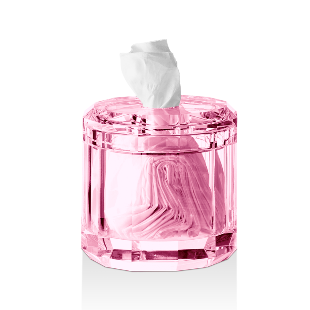 Kristall Tissue box- Pink