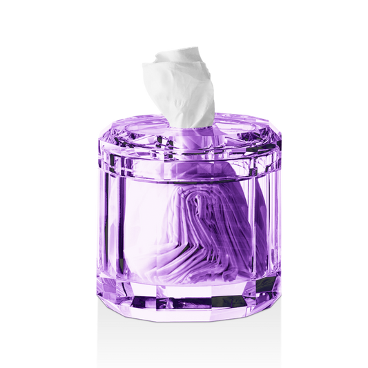 Kristall Tissue box- Violet