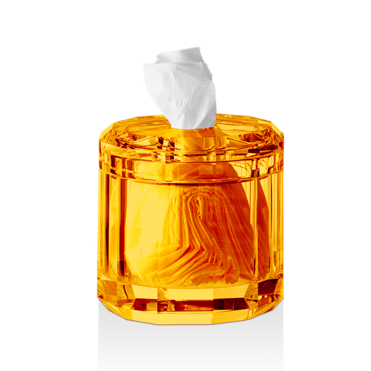 Kristall Tissue box- Amber