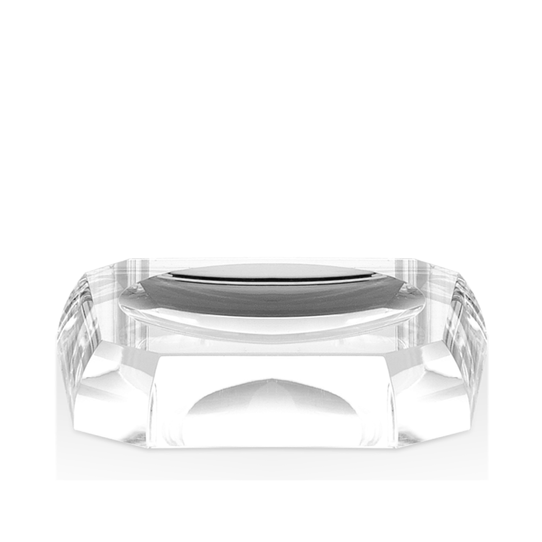 Kristall Soap Dish- Clear
