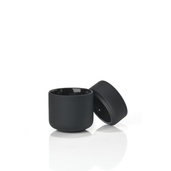 Ume Jar with Lid- Black