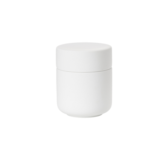 Ume Jar with Lid- White