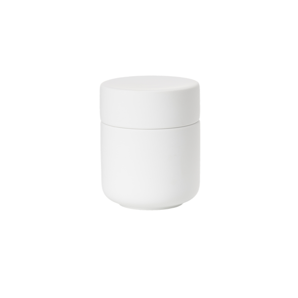 Ume Jar with Lid- White