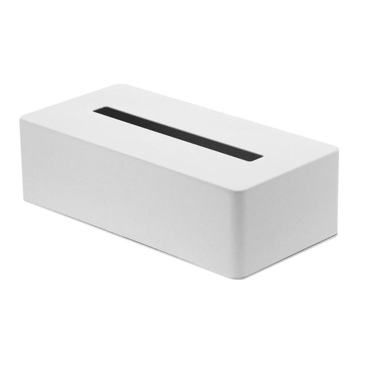 Tower Tissue Box Case- White