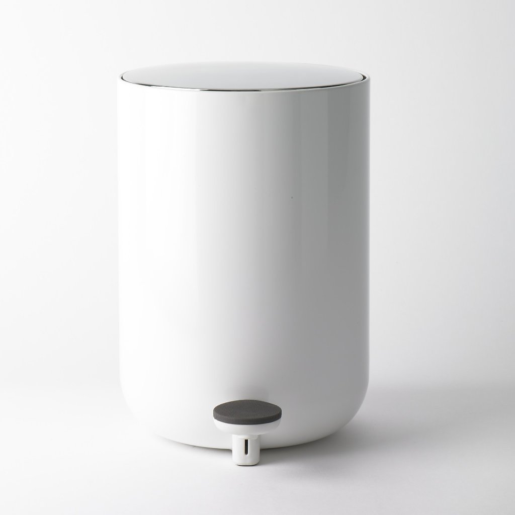 Norm Pedal Bin- White