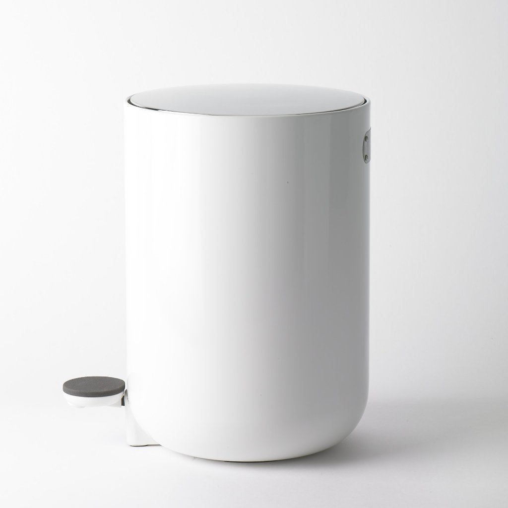 Norm Pedal Bin- White