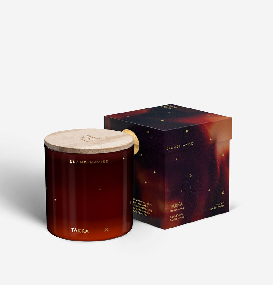 TAKKA Scented Candle (Midnight Embers) 400g