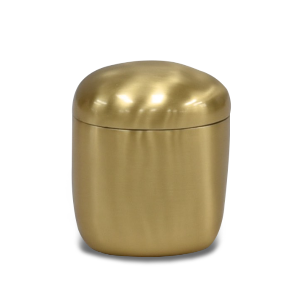 Lidded Box- Brushed Brass