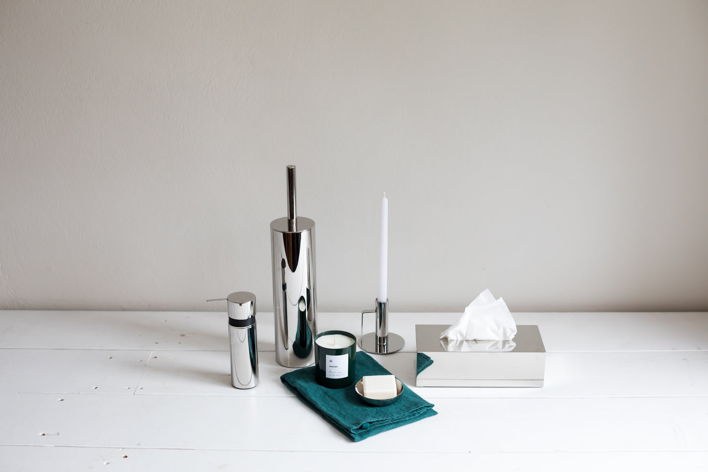 Chamberstick Candleholder- Polished