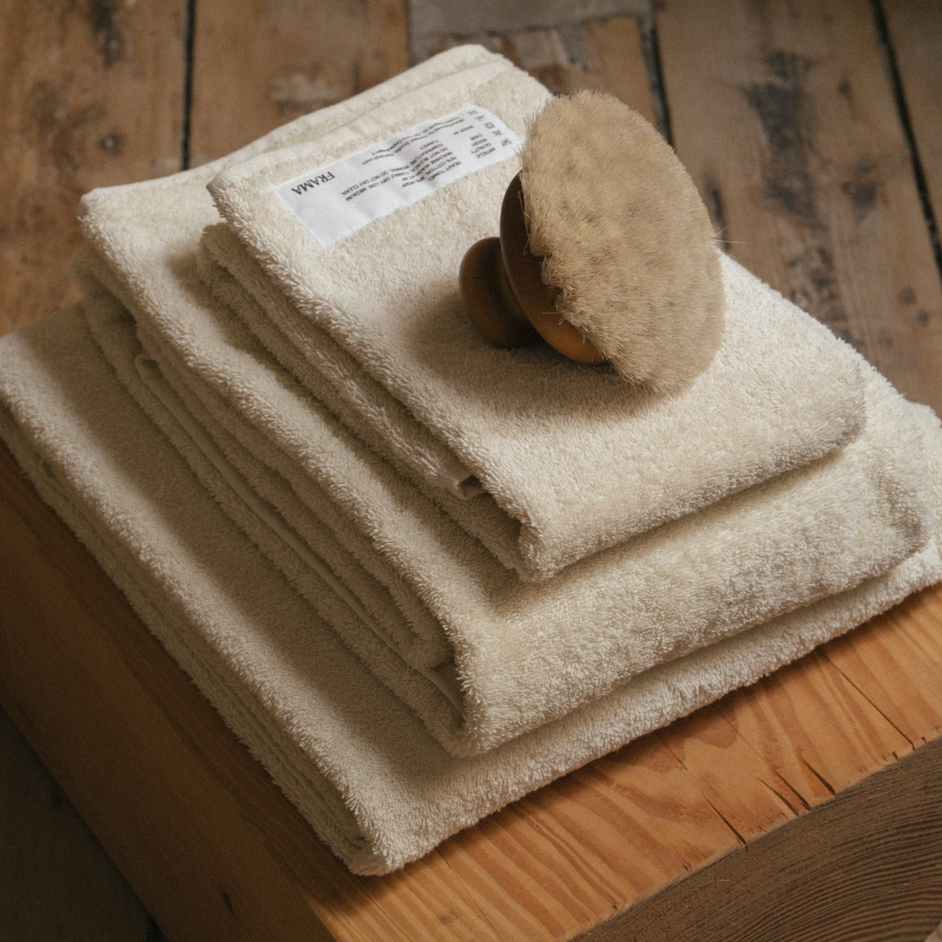 Heavy Hand Towel- Bone White