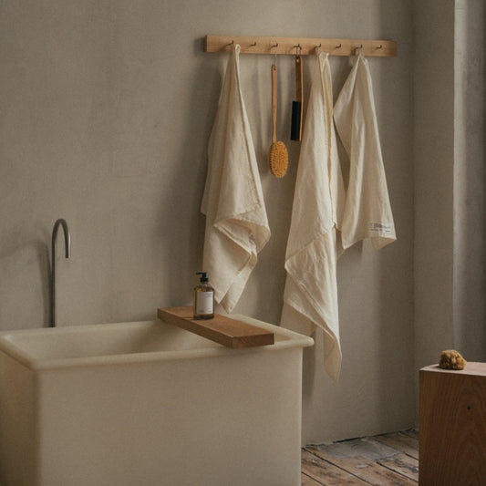 Light Bath Sheet- Bone White