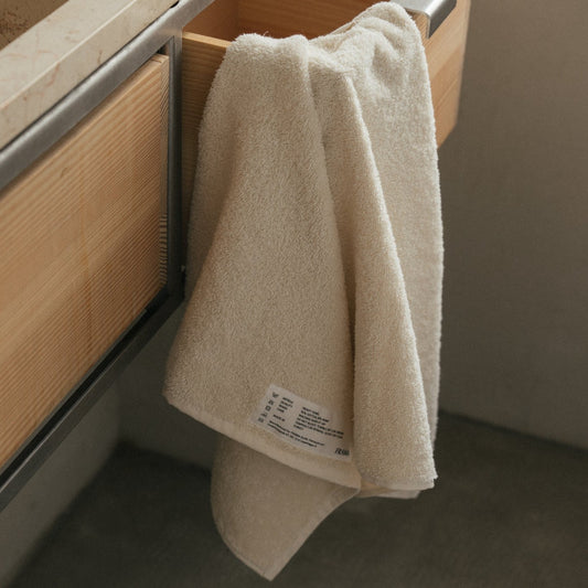 Heavy Hand Towel- Bone White