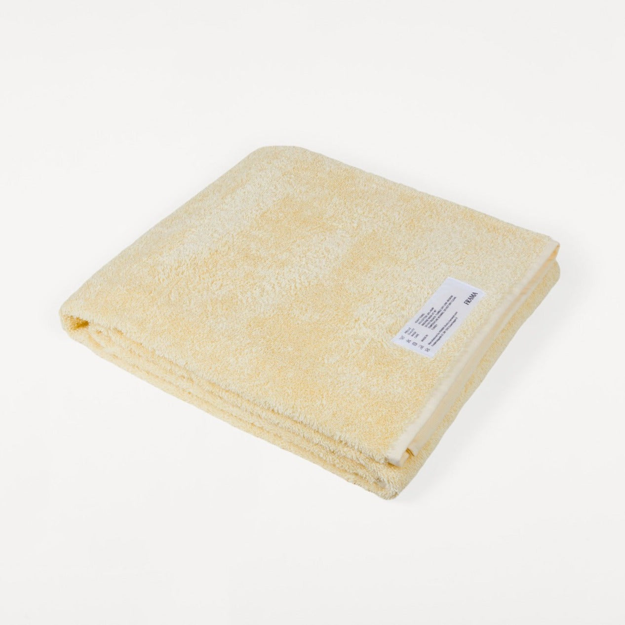 Heavy Bath Sheet- Pale Yellow