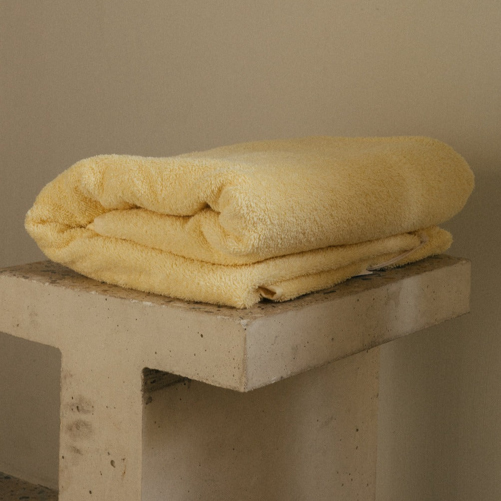 Heavy Bath Sheet- Pale Yellow