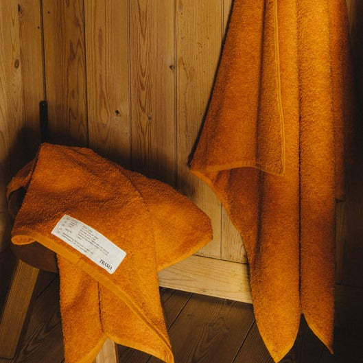 Heavy Bath Towel- Burnt Orange