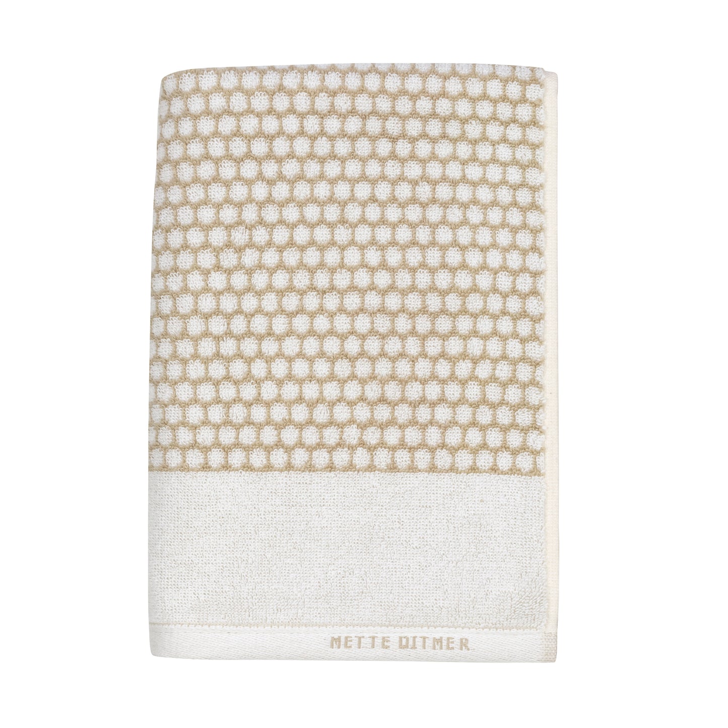 GRID Hand Towel- Sand (2 pcs)