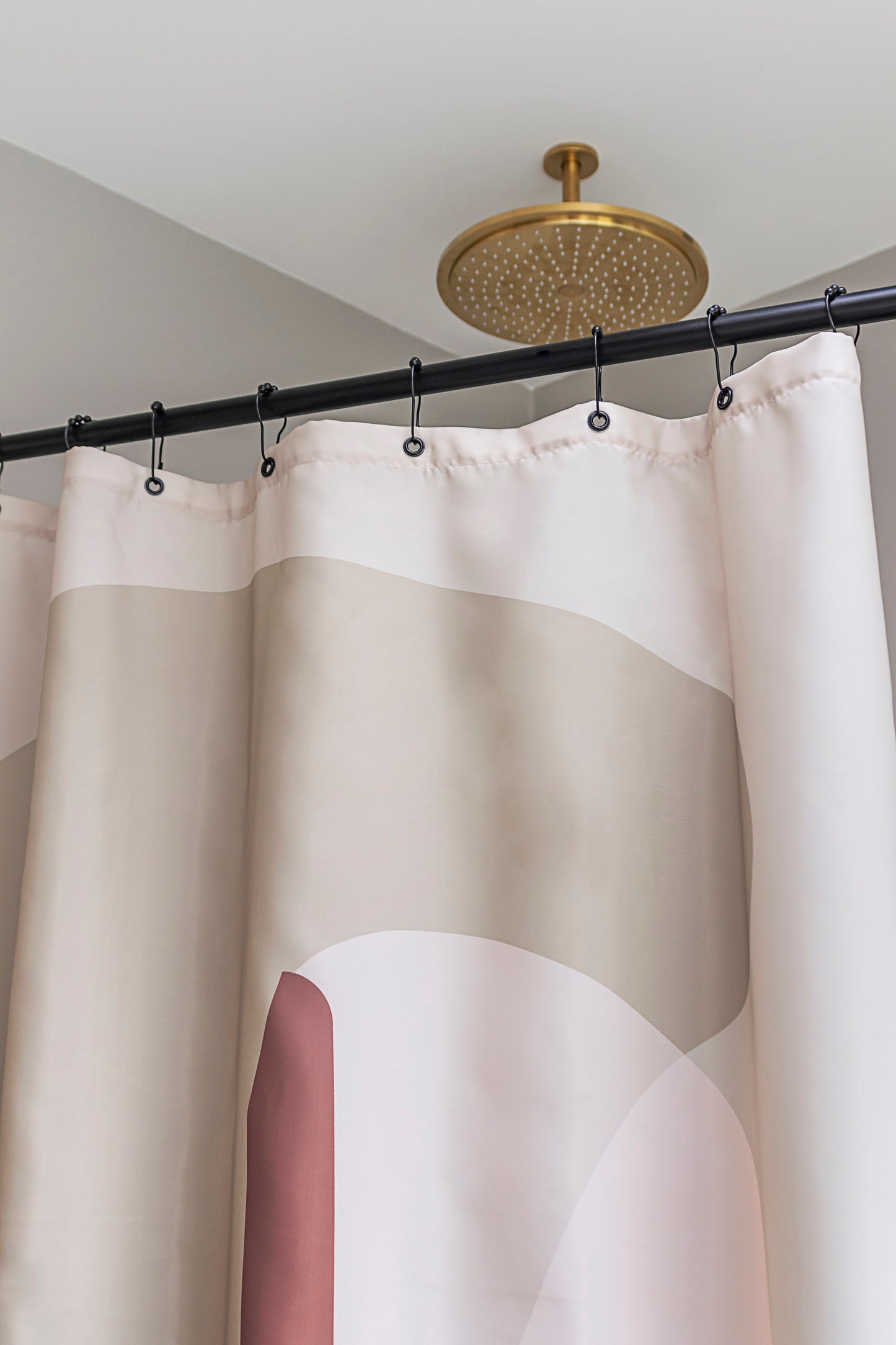 Gallery Shower Curtain- Sand