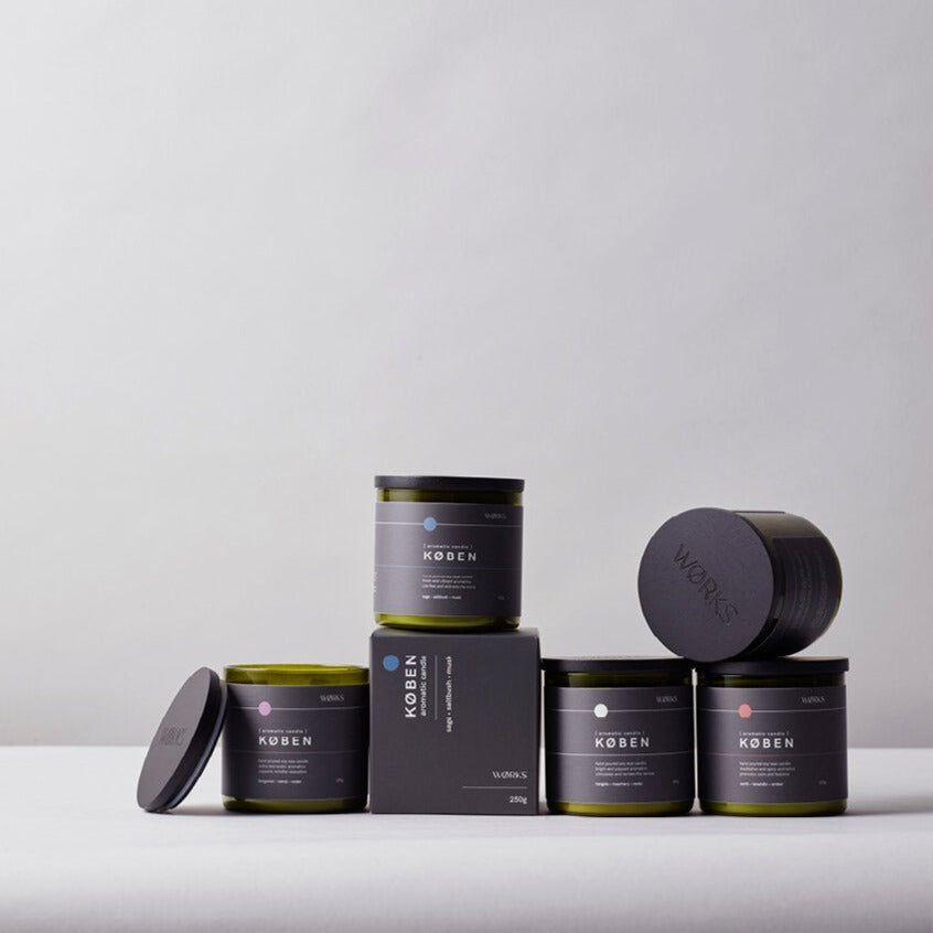 Aromatic Candle- Sage, Saltbush, Musk