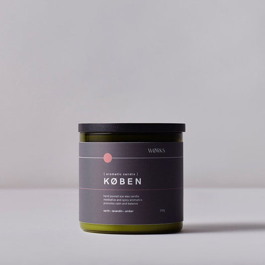Aromatic Candle- Earth, Lavandin, Amber