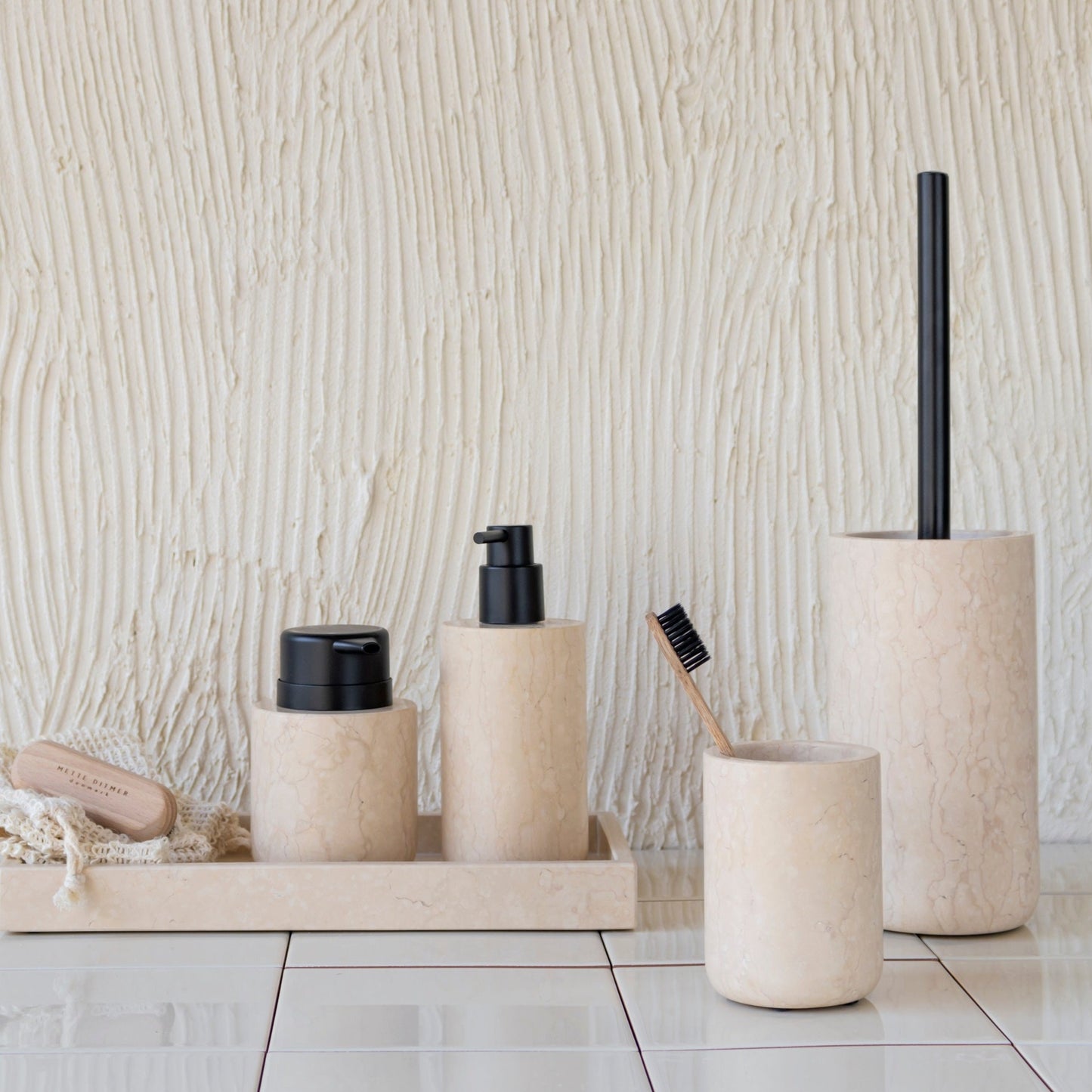 Marble Toothbrush Holder- Sand