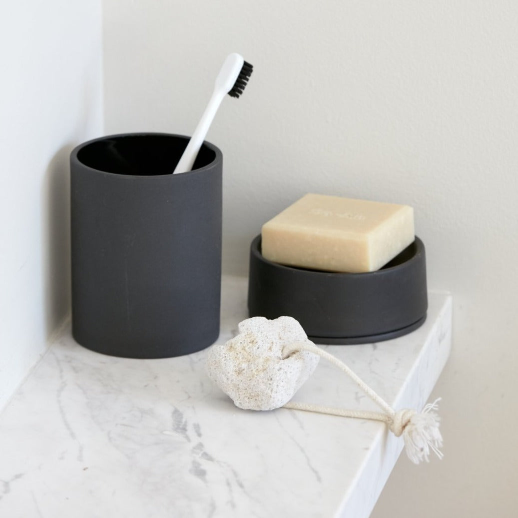 Sabbia soap dish- Black