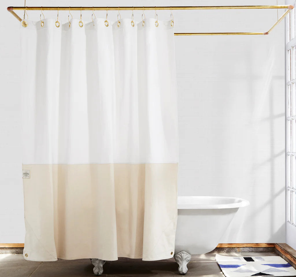 Orient Shower Curtain- Sand