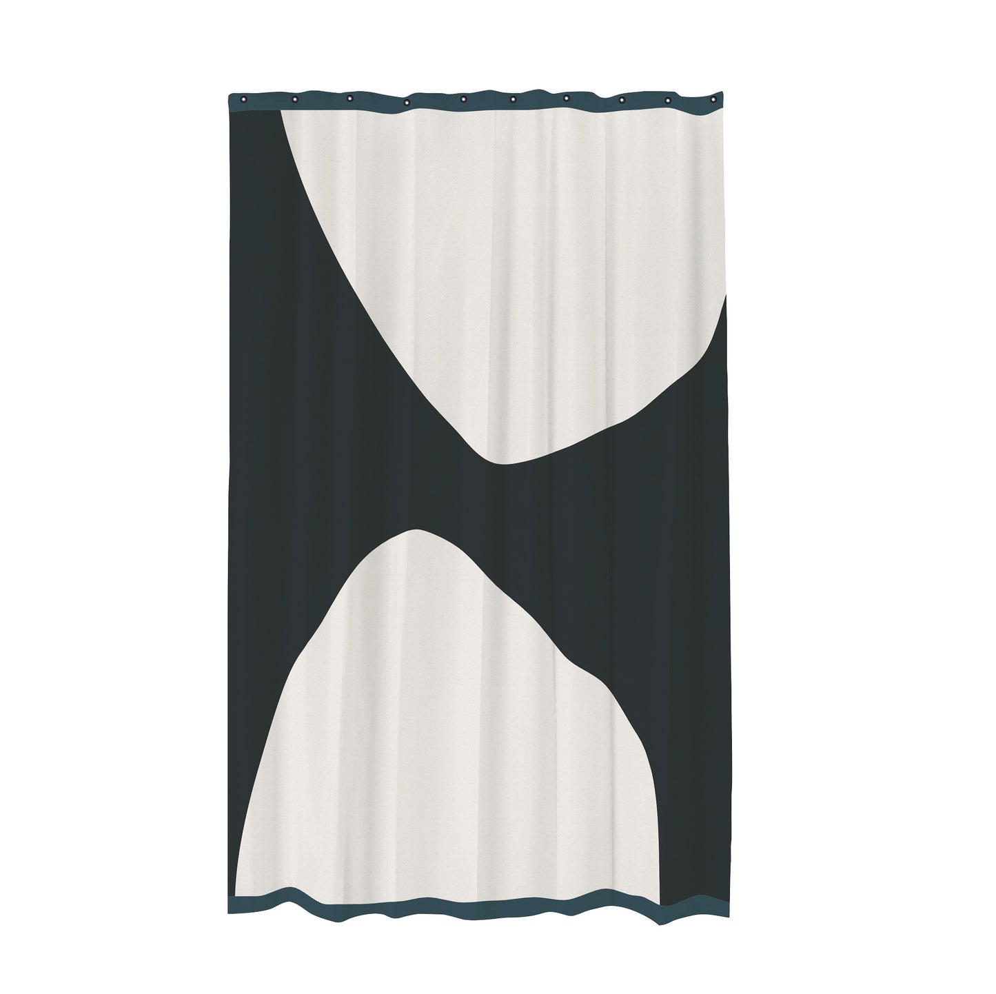 ROCK Shower Curtain- Black