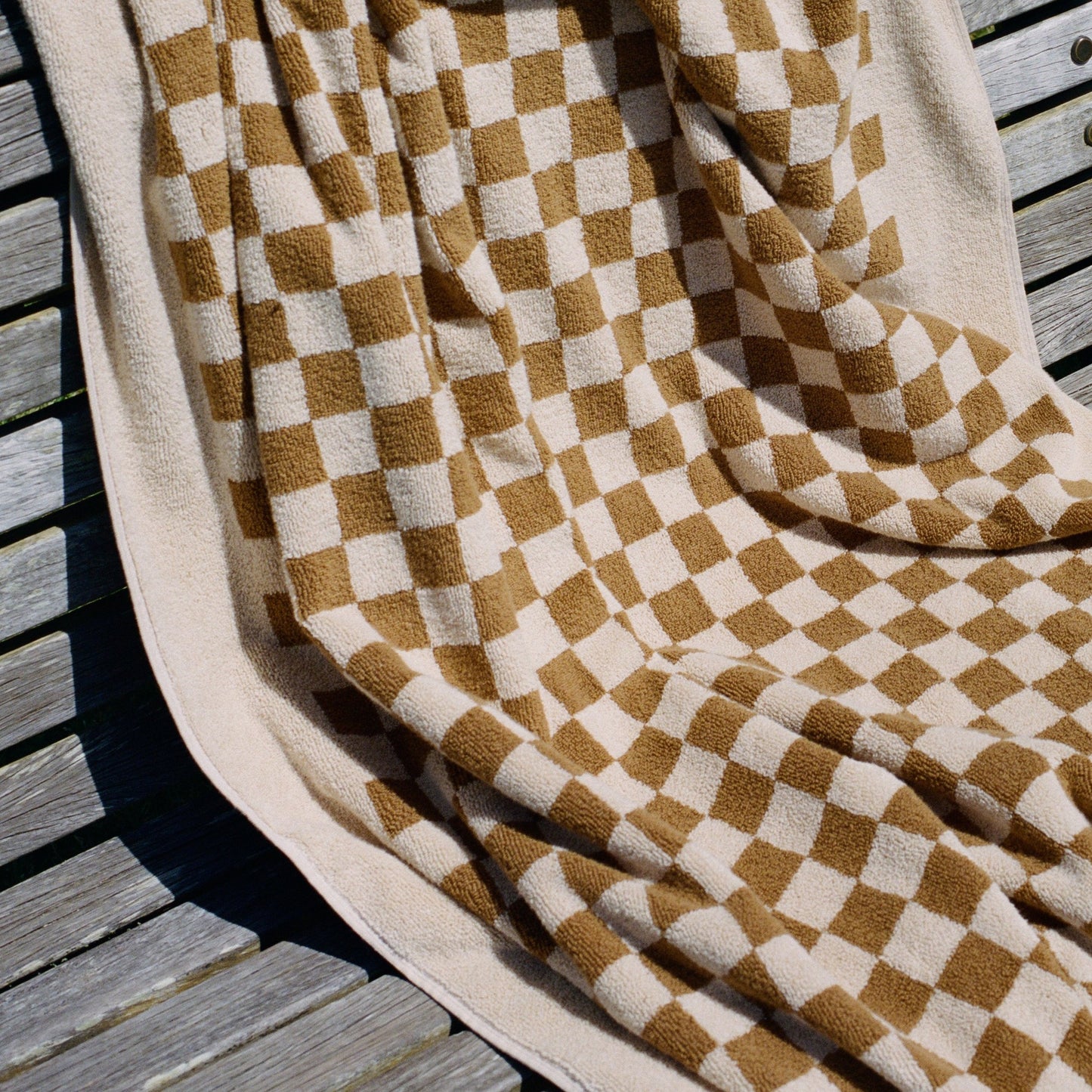 Roman Pool Towel- Cedar & Sand