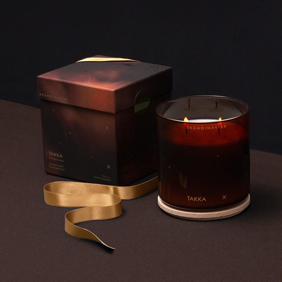 TAKKA Scented Candle (Midnight Embers) 400g