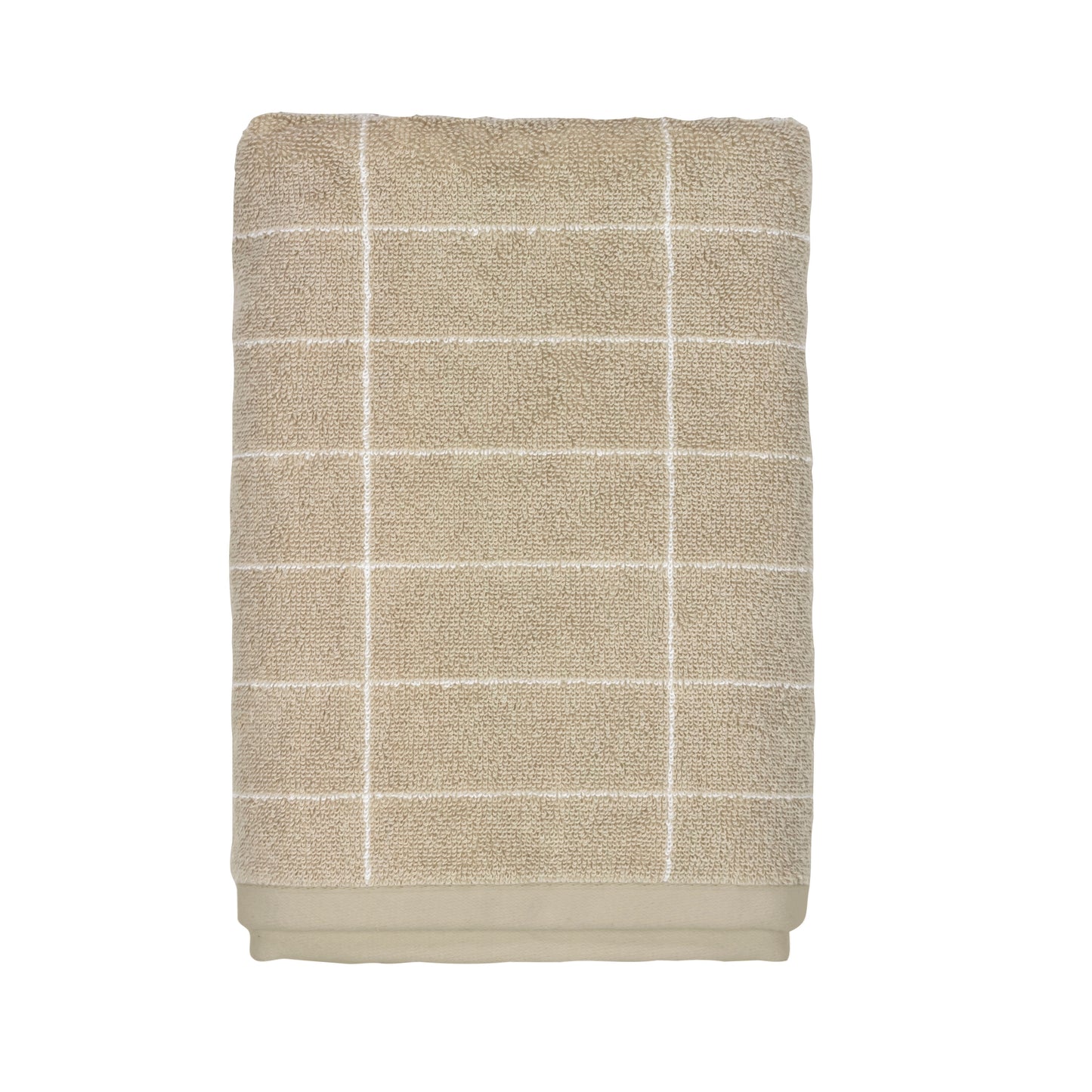 TILE STONE Bath Towel- Sand