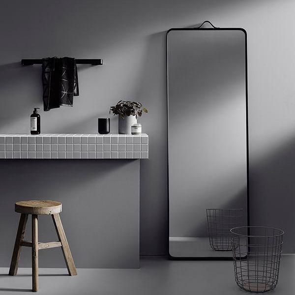 Norm Floor Mirror- Black