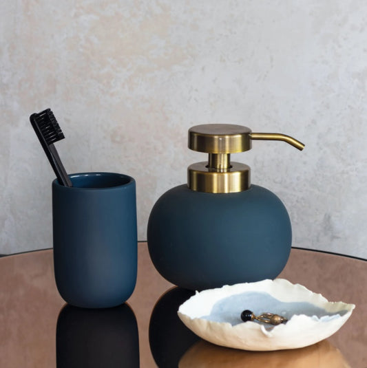 LOTUS Soap Dispenser Low- Midnight Blue