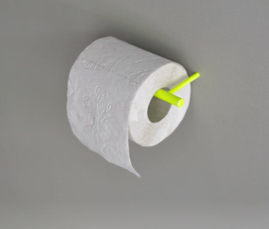 Yellow Line Toilet Paper Holder